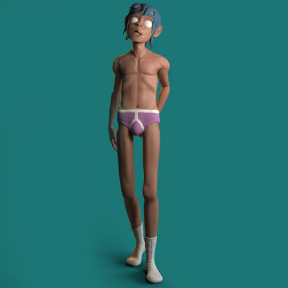 Gorillaz - 2D Underwear